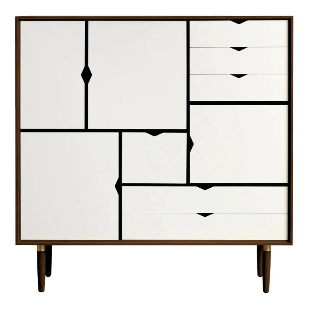 Andersen Furniture S3 Highboard Fronten weiß| Schränke|Kommoden
