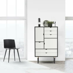 Kommoden|Schränke^Andersen Furniture S5 Highboard Fronten weiß