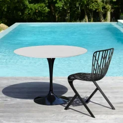 Gartentische^Knoll International Saarinen Gartentisch Ø107cm