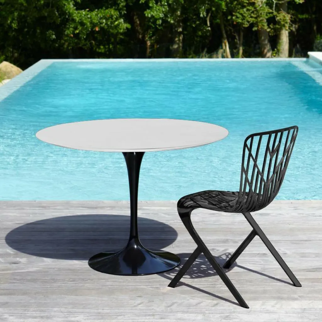 Gartentische^Knoll International Saarinen Gartentisch Ø107cm