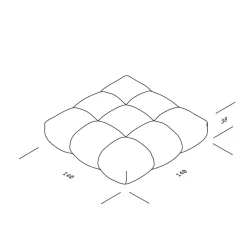 OUT Objekte unserer Tage Sander Pouf XLarge| Poufs