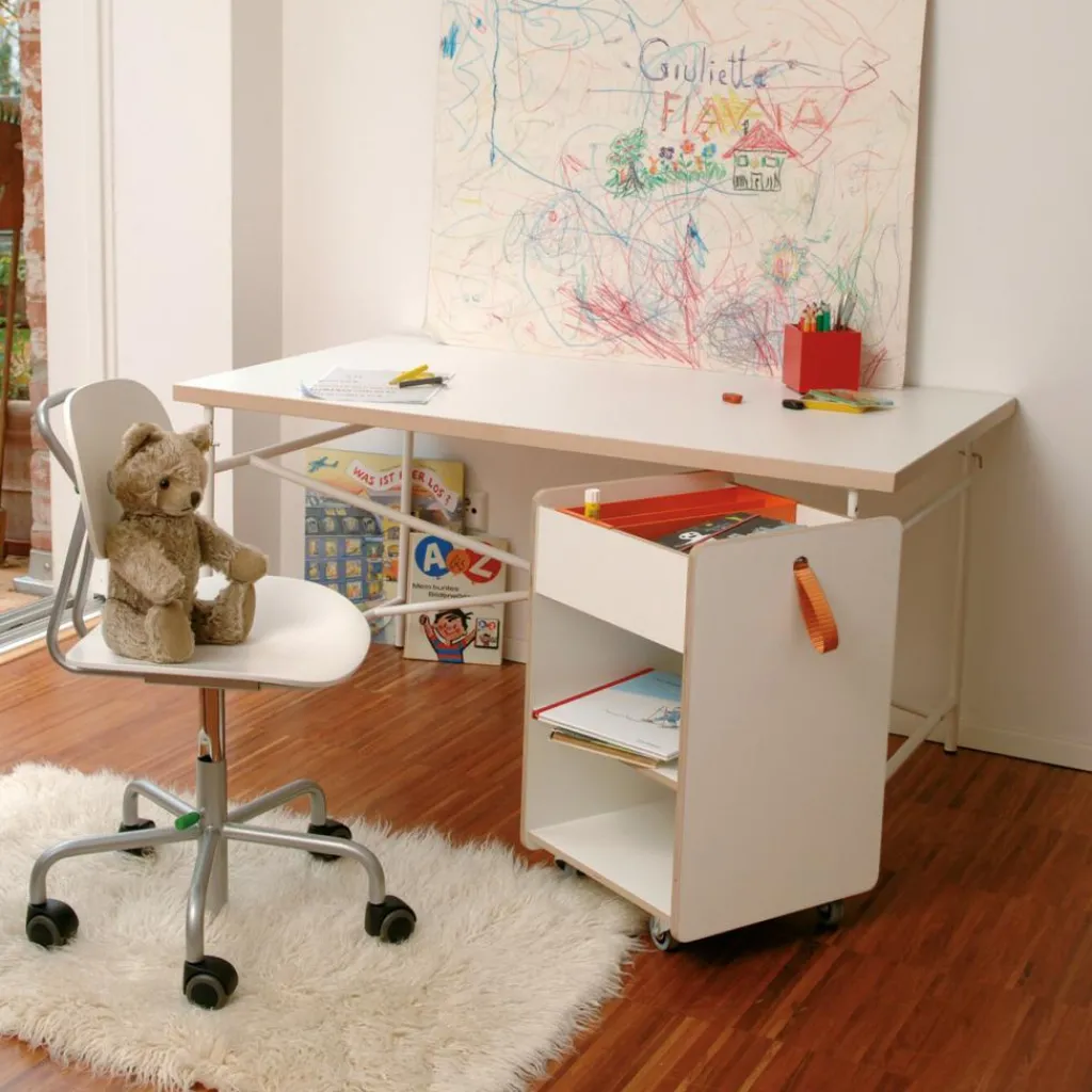 Kindertische^Richard Lampert Schulfreu(n)de Eiermann Kinderschreibtisch + Turtle Kinderstuhl