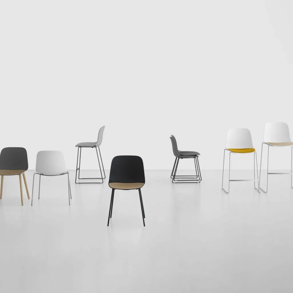 Lapalma Seela S310 Stuhl Kufengestell Weiß| Stühle