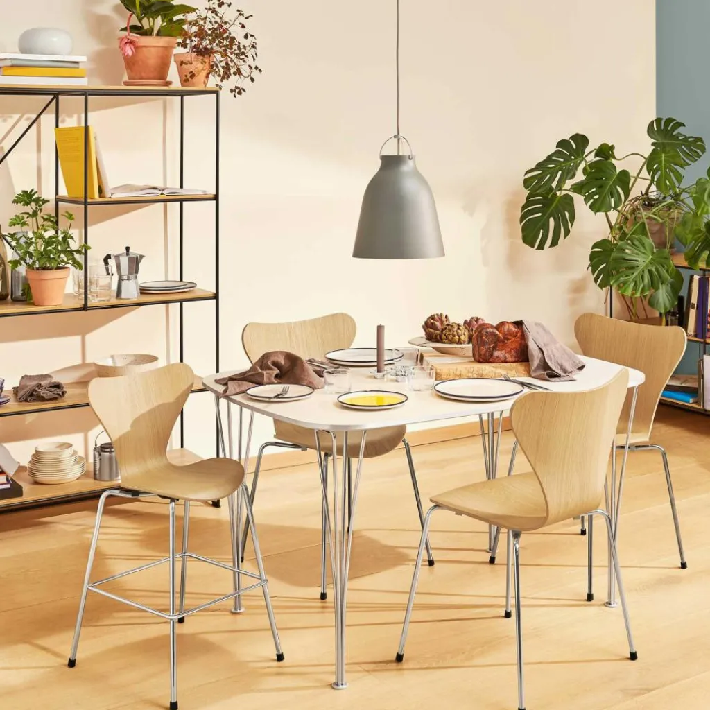 Fritz Hansen Serie 7™ Juniorstuhl Braun Bronze|Kinder Kinderstühle