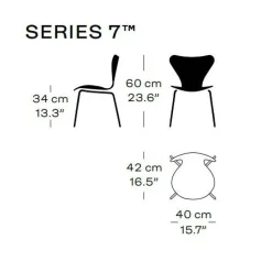 Kinderstühle^Fritz Hansen Serie 7™ Kinderstuhl verchromt