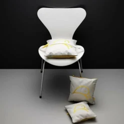 Fritz Hansen Serie 7™ Stuhl gefärbte Esche Gestell Verchromt 4er Set| Stühle