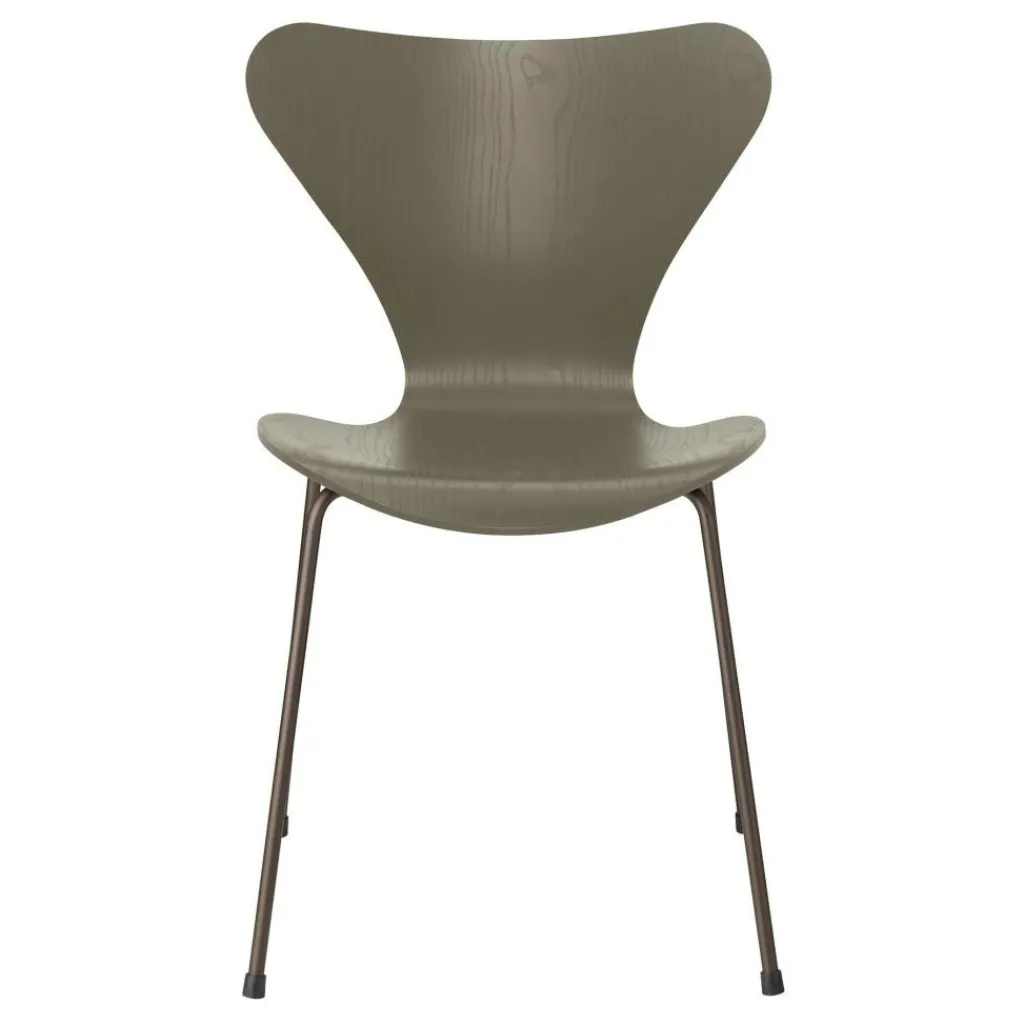 Fritz Hansen Serie 7™ Stuhl gefärbte Esche Braun Bronze| Stühle