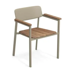 Stühle|Gartenstühle^Emu Shine Gartenarmlehnstuhl Teak