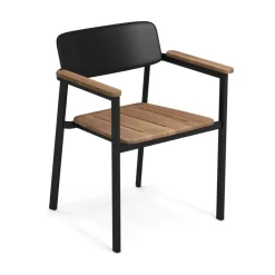 Stühle|Gartenstühle^Emu Shine Gartenarmlehnstuhl Teak