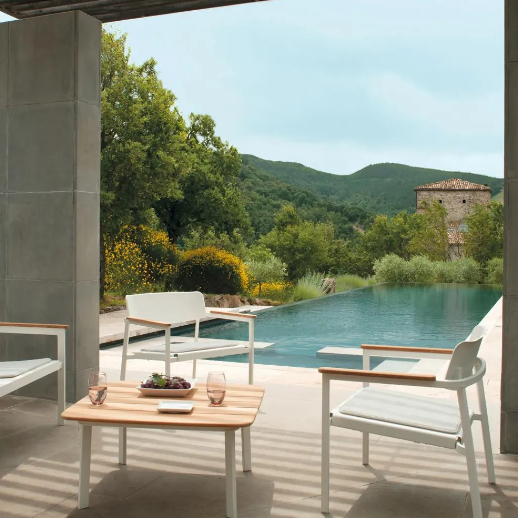 Emu Shine Gartenbeistelltisch 79x79cm| Garten-Beistelltische