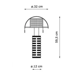 Nachttischleuchten^Artemide Shogun Tavolo Tischleuchte