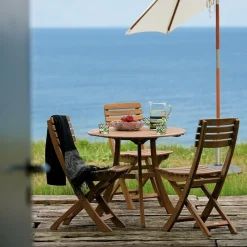 Fritz Hansen Skagerak Vendia Gartentisch Ø 75cm| Garten-Bistrotische