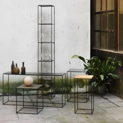 Zeus Slim Irony Beistelltisch 41x41cm| Tische