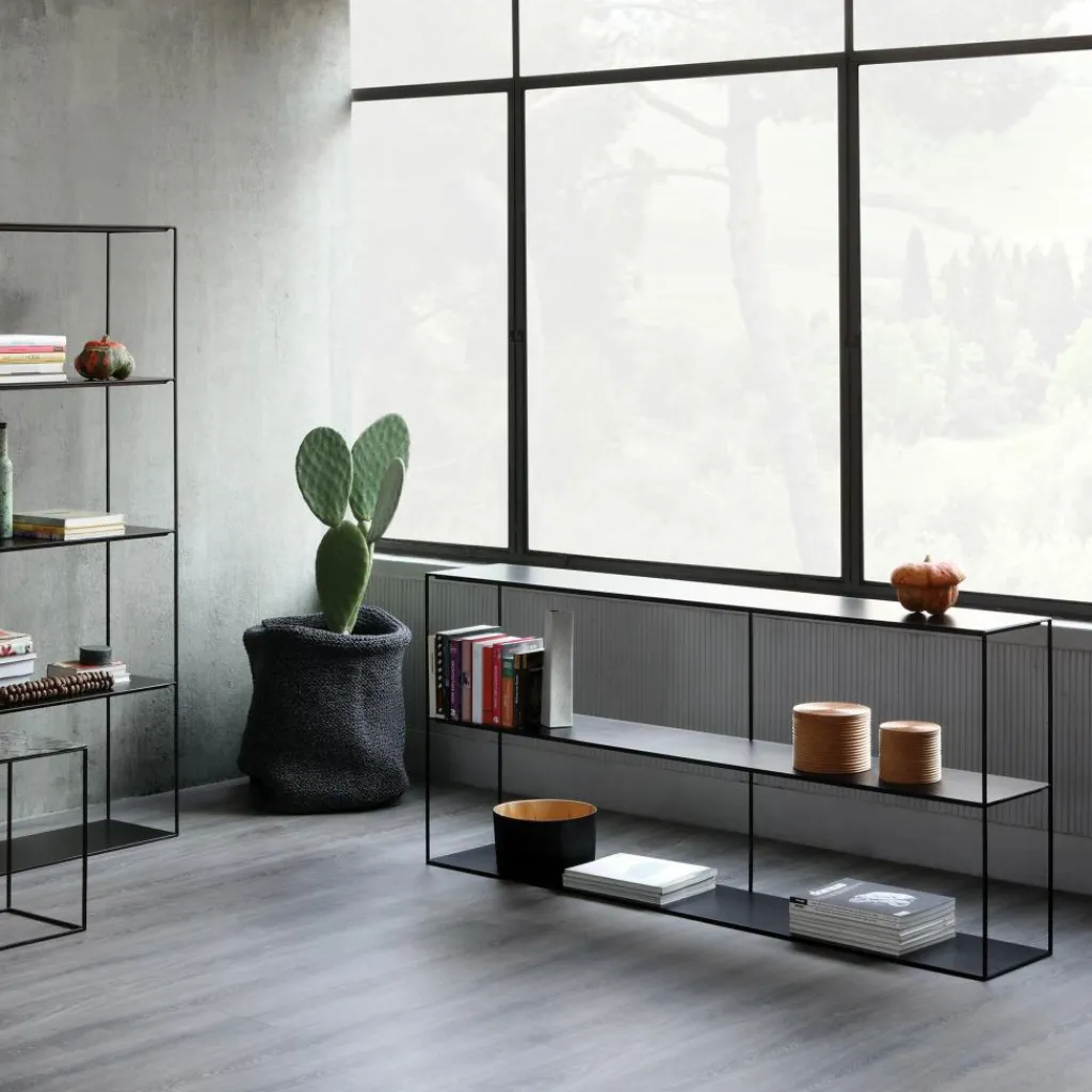 Zeus Slim Irony Regal 180x31x82cm| Regale