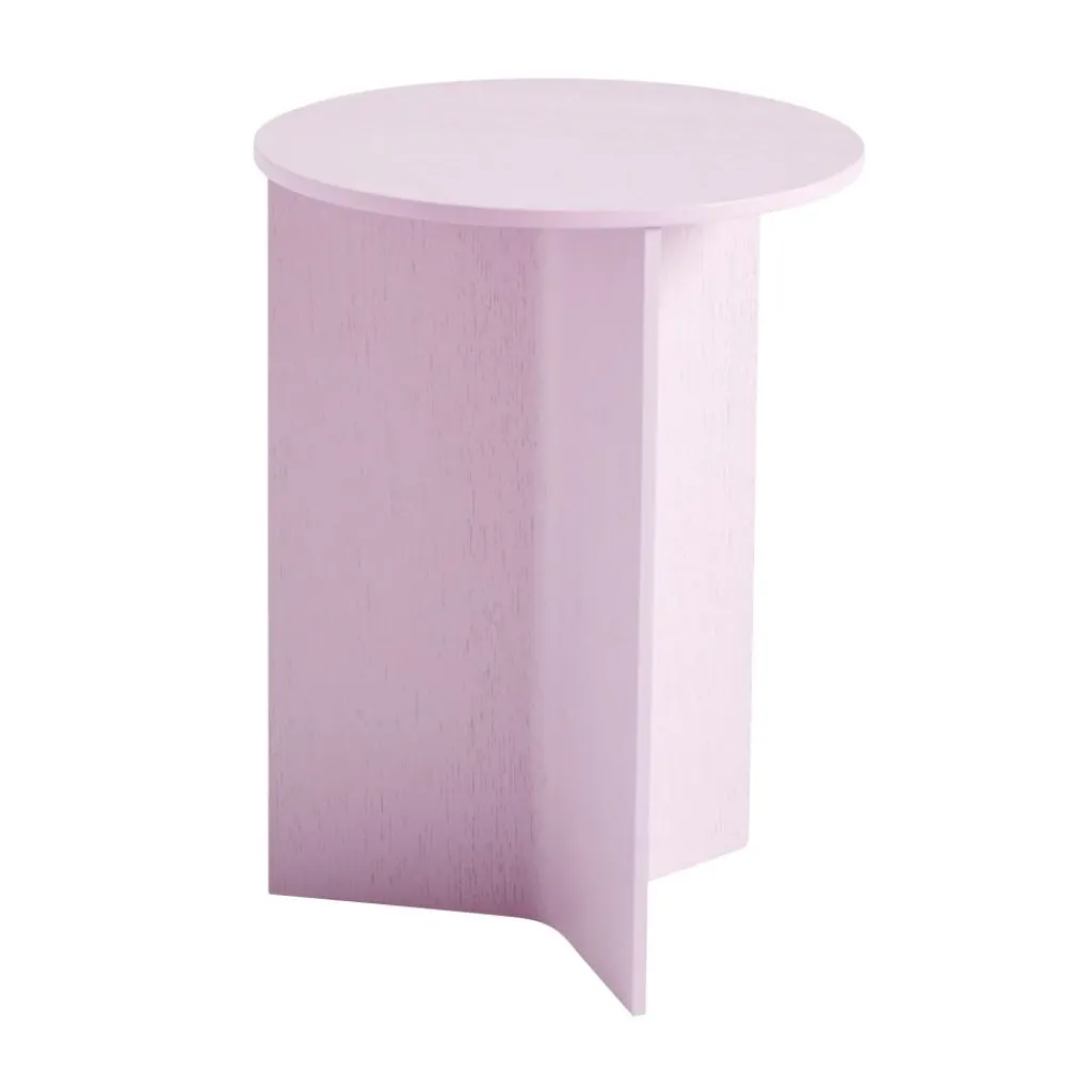 Beistelltische|Tische^HAY Slit Beistelltisch Holz rund H47cm