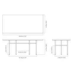 Audo Snaregade Esstisch 200x90cm| Esstische