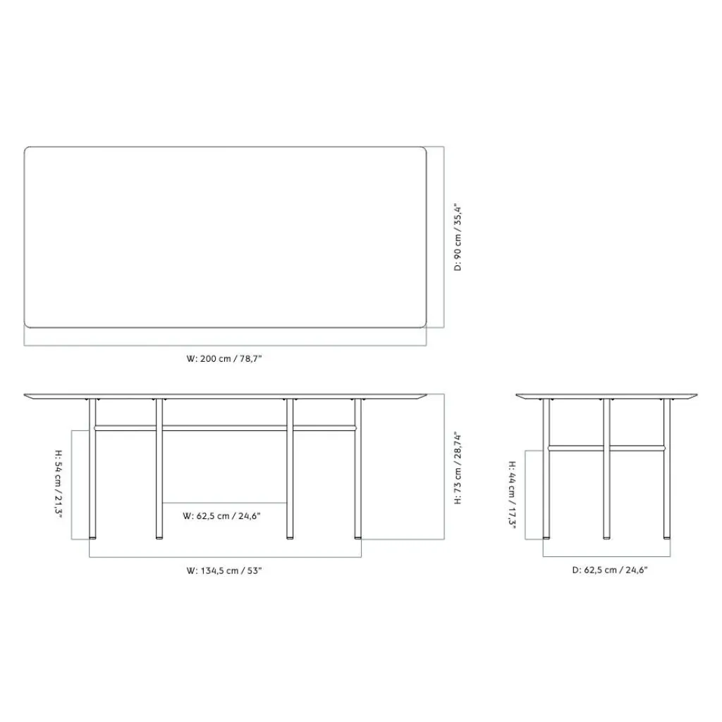 Audo Snaregade Esstisch 200x90cm| Esstische