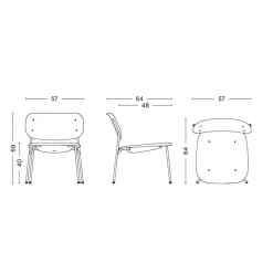 HAY Soft Edge 100 Lounge Stuhl| Sessel