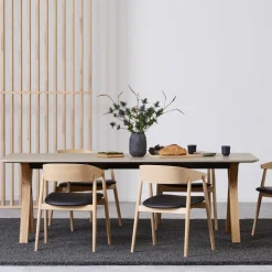 Andersen Furniture Space Esstisch ausziehbar Beine Massivholz 220x95cm| Esstische