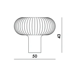 Kartell Special Edition Salone Teresa Tischleuchte| Tischleuchten