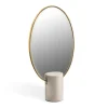 pols potten Spiegel Oval Marmor| Badaccessoires