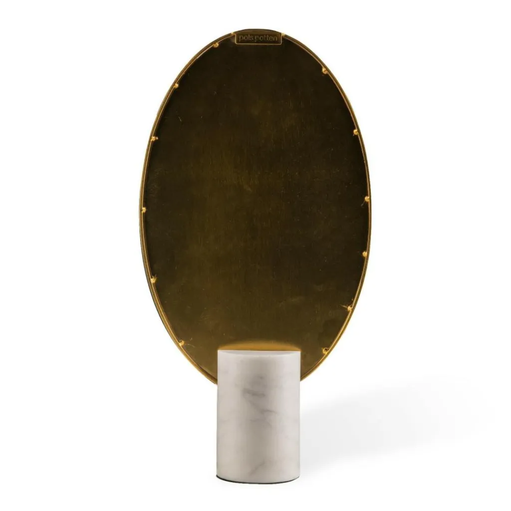 Spiegel|Spiegel^pols potten Spiegel Oval Marmor