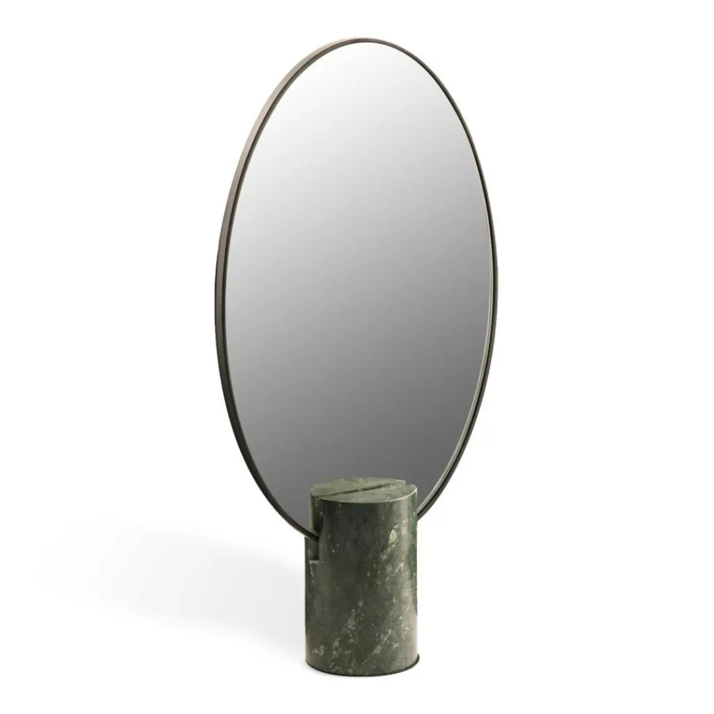 Spiegel|Spiegel^pols potten Spiegel Oval Marmor