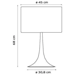 Tischleuchten|Nachttischleuchten^Flos Spun Light T2 Tischleuchte Ø 45cm