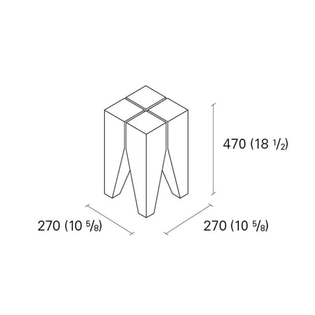 e15 ST04 Backenzahn Hocker| Hocker