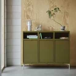 Muuto Stacked 2.0 Podium mit Rohrgestell 131x35cm| Regale|Regalsysteme