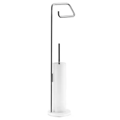 Badaccessoires^Decor Walther Stone SBK WC-Garnitur/Toilettenbutler