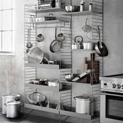 String System Regalboden hohe Kante Stahl| Regale|Regalsysteme