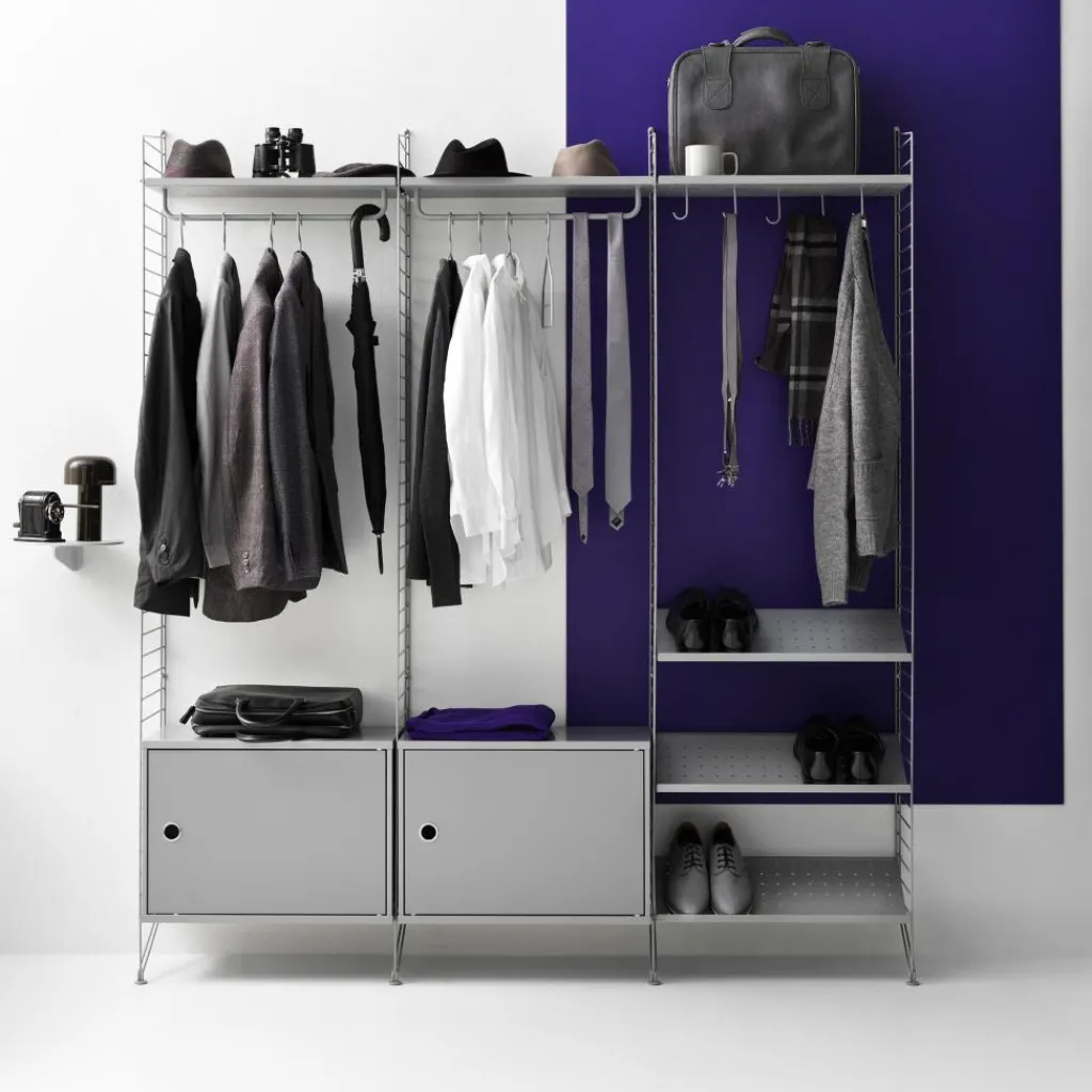 String System Schrankelement mit Schwenktür 58x42x30cm| Regale