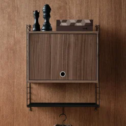 Regale|Regalsysteme^String System Schrankelement mit Klapptür 58x30cm