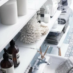 Regalsysteme^String System Wandleiter Plexiglas 50x30cm