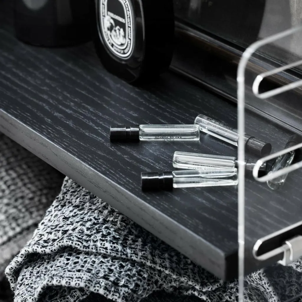 Regalsysteme^String System Wandleiter Plexiglas 50x30cm