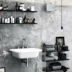 Regalsysteme^String System Wandleiter Plexiglas 50x30cm