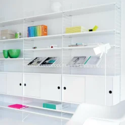 String System Zeitschriftenablage 78x30cm Stahl| Regale|Regalsysteme