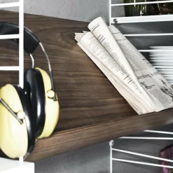 String System Zeitschriftenablage 78x30cm Holz| Regale