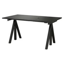 String Works Schreibtisch höhenverstellbar Gestell schwarz| Tische|Schreibtische