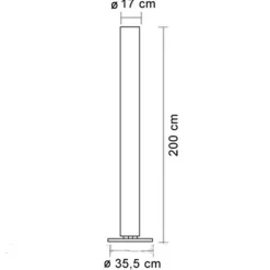 Stehleuchten^Flos Stylos Stehleuchte