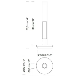 Santa & Cole Sylvestrina LED Akkuleuchte| Outdoor-Akkuleuchten|Outdoor-Akkuleuchten