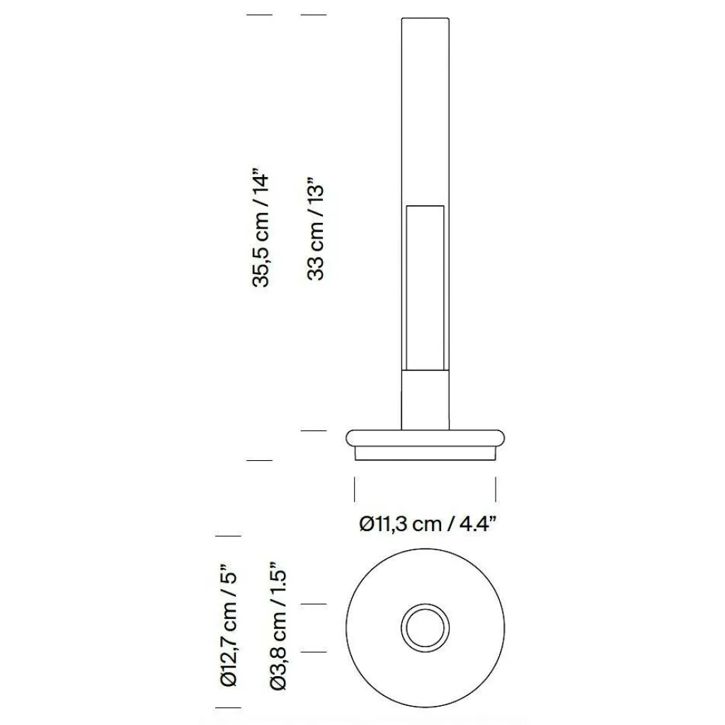Santa & Cole Sylvestrina LED Akkuleuchte| Outdoor-Akkuleuchten|Outdoor-Akkuleuchten