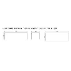 HAY T12 Konferenztisch Linoleum| Tische|Esstische