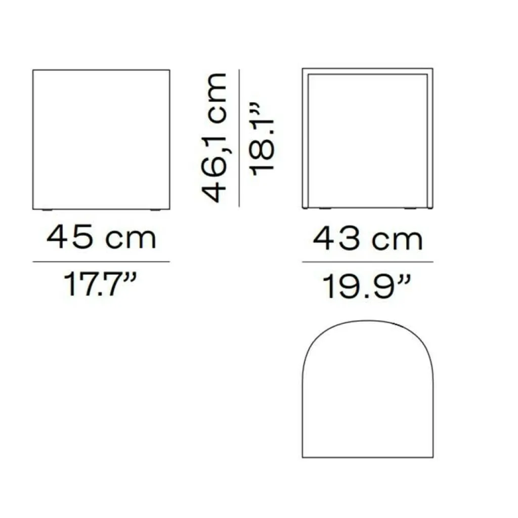 Fritz Hansen Taburet Hocker / Beistelltisch| Hocker