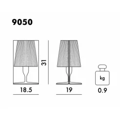 Kartell Take Tischleuchte| Tischleuchten