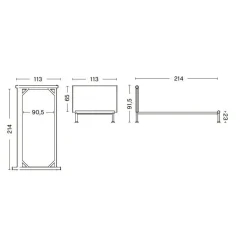 HAY Tamoto Bett 90x200cm| Betten