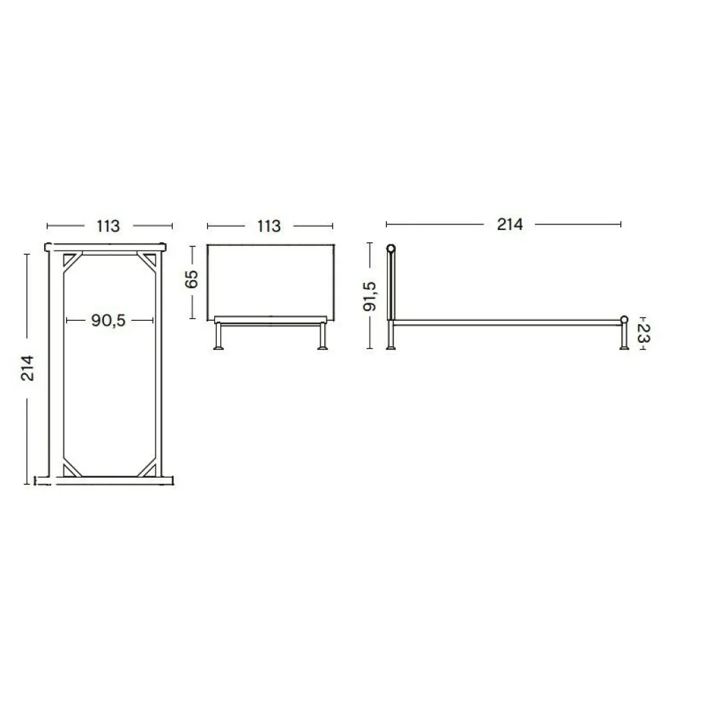 HAY Tamoto Bett 90x200cm| Betten