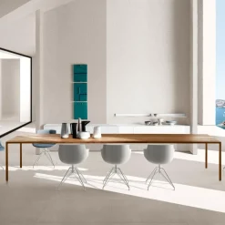 MDF Italia Tense Material Esstisch Holz H 73cm| Tische