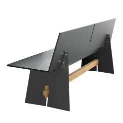 Gartenbänke^Conmoto Tension Outdoor Bank mit Rückenlehne